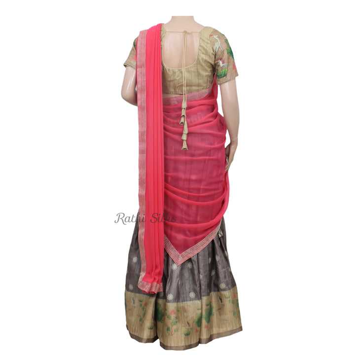 Womens Half Saree