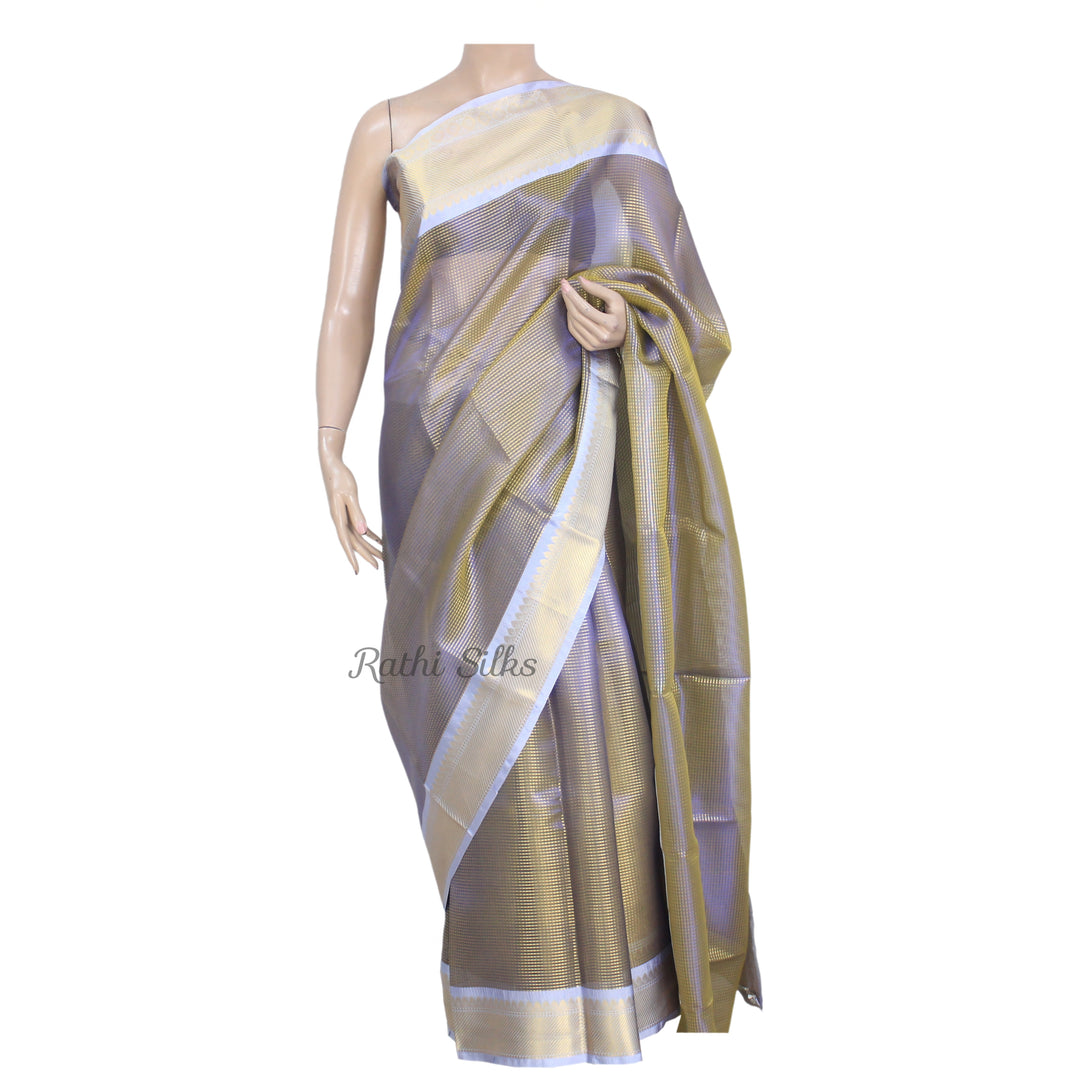 Banarasi fancy tissue  saree