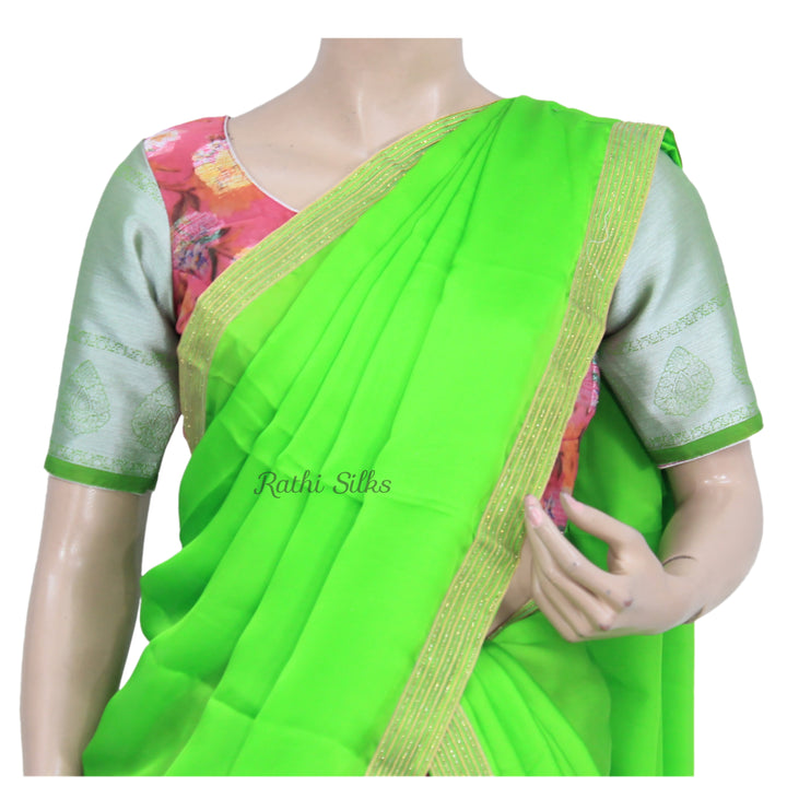 Designer Half Saree