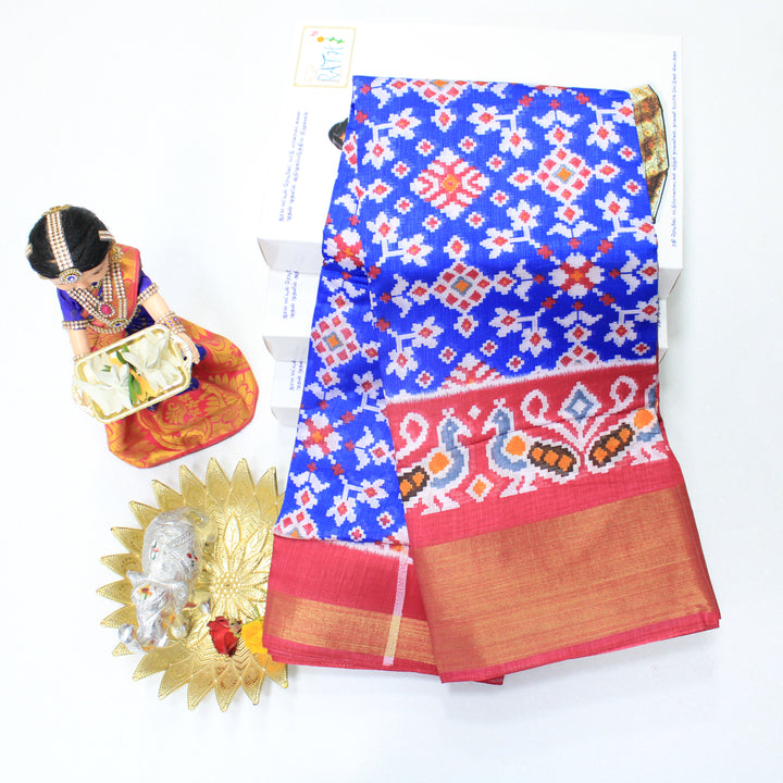 Semi Chanderi Cotton Saree