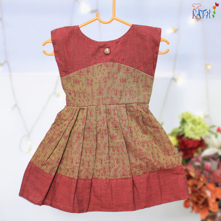 Mangalagiri Cotton Short Frock