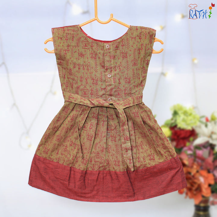 Mangalagiri Cotton Short Frock