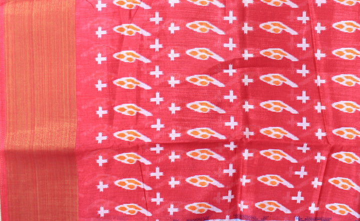 Semi Chanderi Cotton Saree