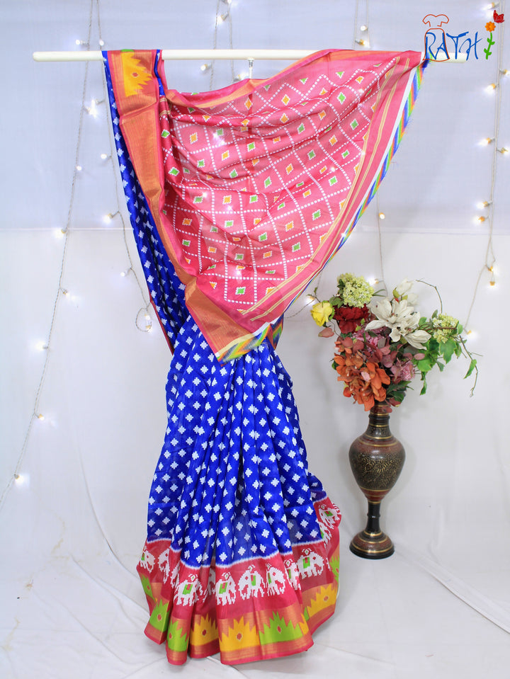 Semi Chanderi Cotton Saree