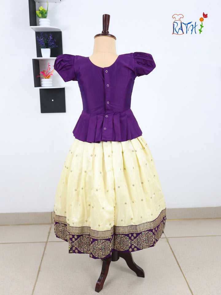 Embroidery Pavadai Set