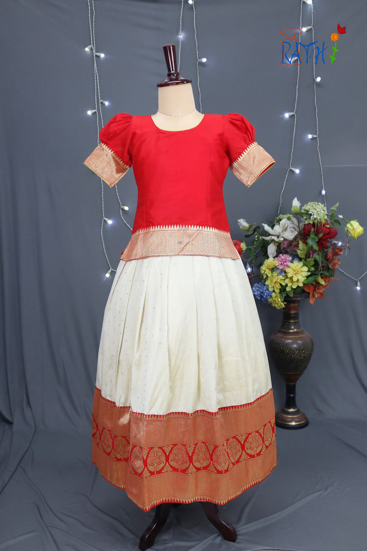 Art Silk Pavadai Set