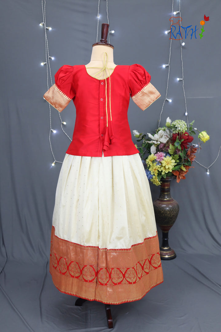 Art Silk Pavadai Set